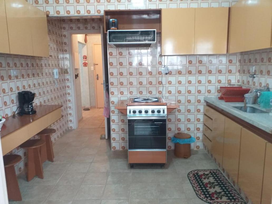 Apartamento Guarujá Praia Asturias e Praia do Tombo Exterior foto